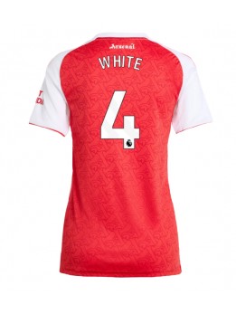 Billige Arsenal Ben White #4 Hjemmedrakt Dame 2025-26 Kortermet